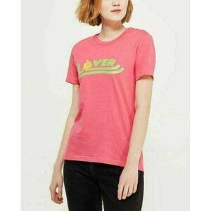 Diesel Womens Pink Cotton Lover Short Sleeve T-Sily-R T-shirt Size XS